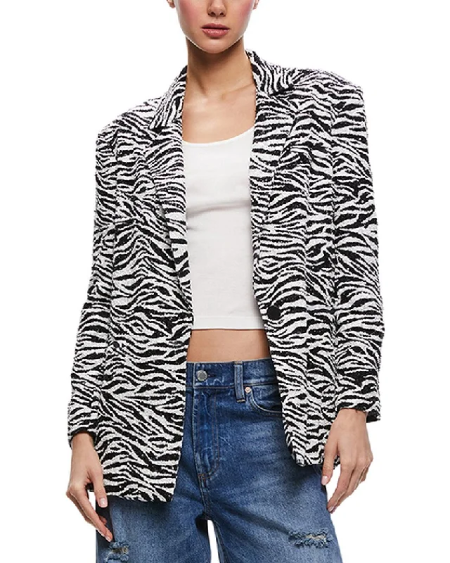 Alice + Olivia Shan Boxy Blazer Women's High-End Blazer