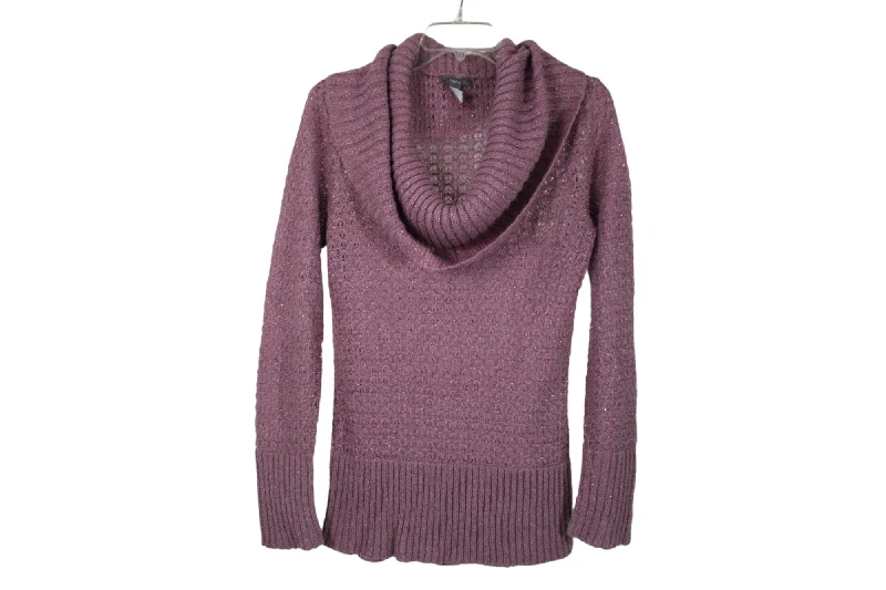 APT.9 Pink Shimmer Sweater | M Chenille Fabric Brocade Fabric Lace Fabric
