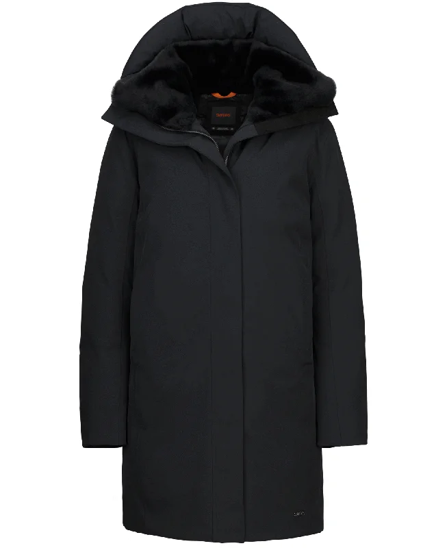 Lancy Parka Chic Zipped Parka Jacket