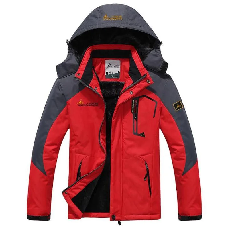 Winter Parka Men Windbreak Warm Hoodie Parka Jacket