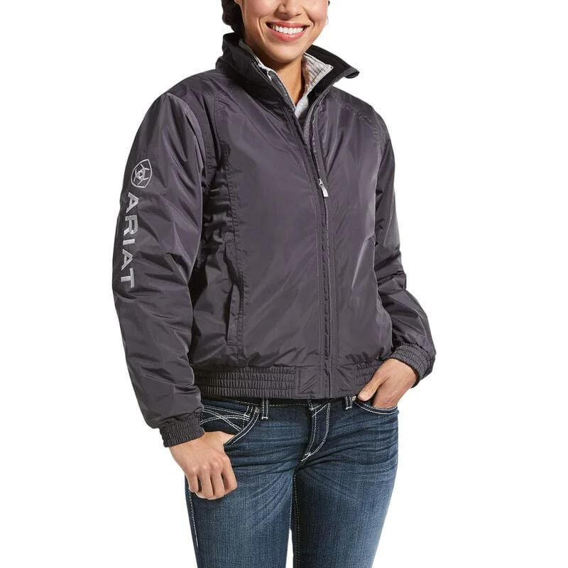 Ariat Ladies Stable Insulated Jacket Periscope Oversized Jacket Tailored Jacket Straight Jacket