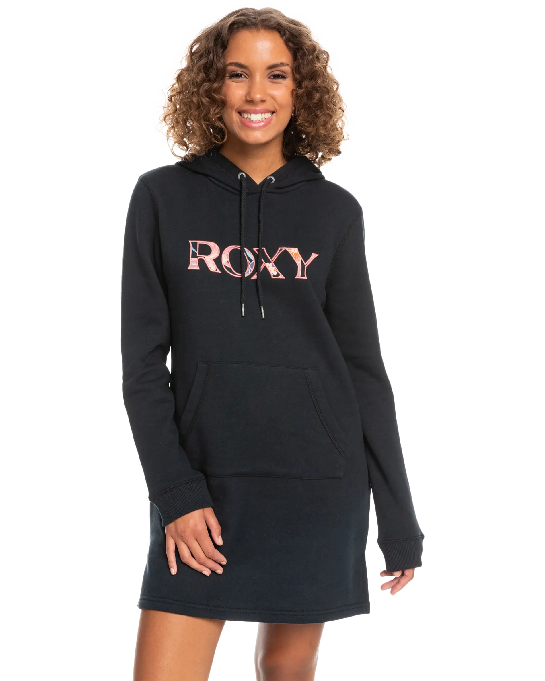Dreamy Memories Hooded Dress in Anthracite