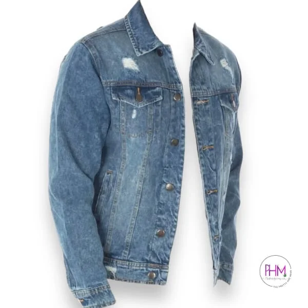 In My Era Dark Washed Denim Jacket 🕺🏼 Fleece Jacket Down Jacket Feather Jacket