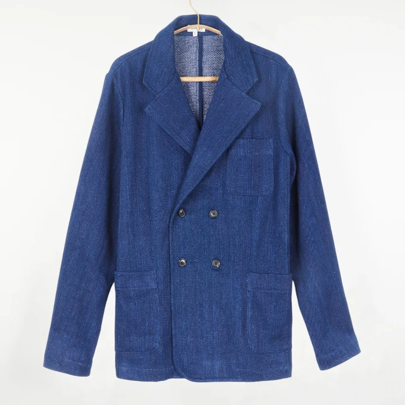 Parvati Unisex Blazer Cotton Twill Indigo Women's Radiation Jacket