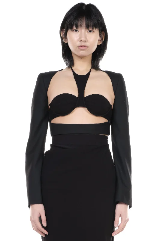 Hollow Back Blazer Women's Simple Blazer