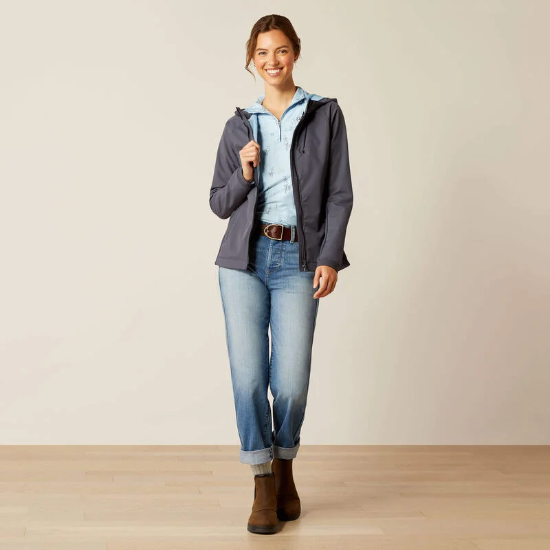 Ariat Ladies Parodist Jacket Ombre Blue Mesh Jacket Canvas Jacket Denim Jacket
