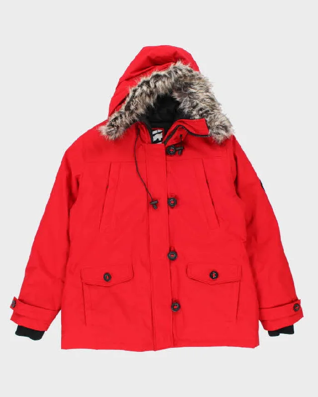 Vintage 2000's Women's Ecko Red Insulated Heavyweight Parka Jacket - XL Classic Thick Winter Parka Vintage 2000's Women's Ecko Red Insulated Heavyweight Parka Jacket - XL Classic Thick Winter Parka
