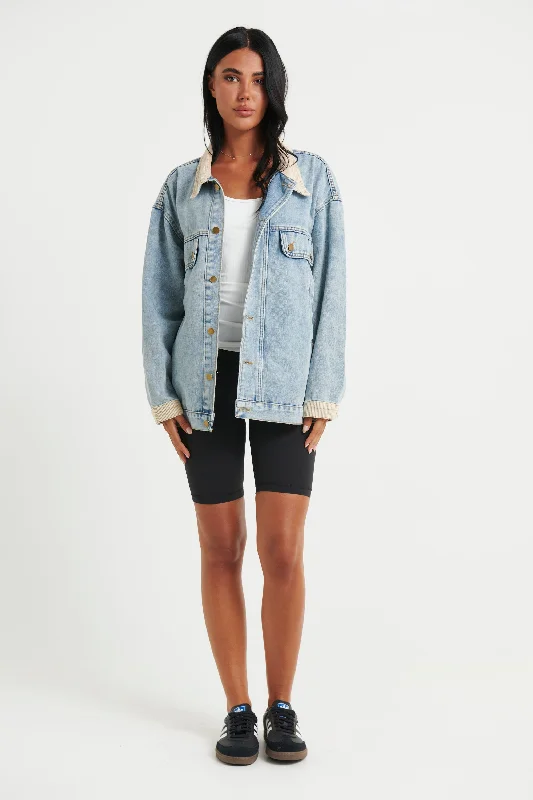 Raya Denim Jacket Blue - FINAL SALE Herringbone Jacket Checkered Jacket Solid Jacket Raya Denim Jacket Blue - FINAL SALE Herringbone Jacket Checkered Jacket Solid Jacket