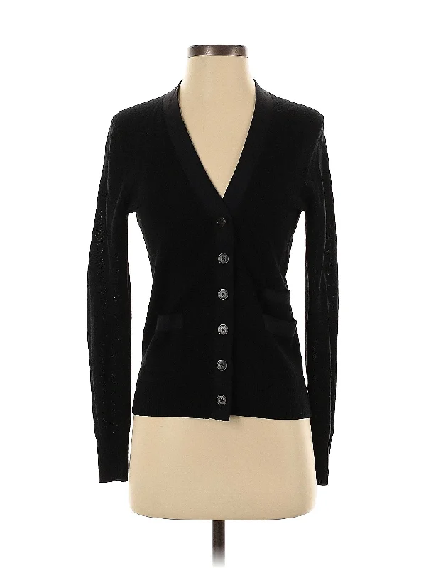 Wool Cardigan Polka Dot Checkered Tartan