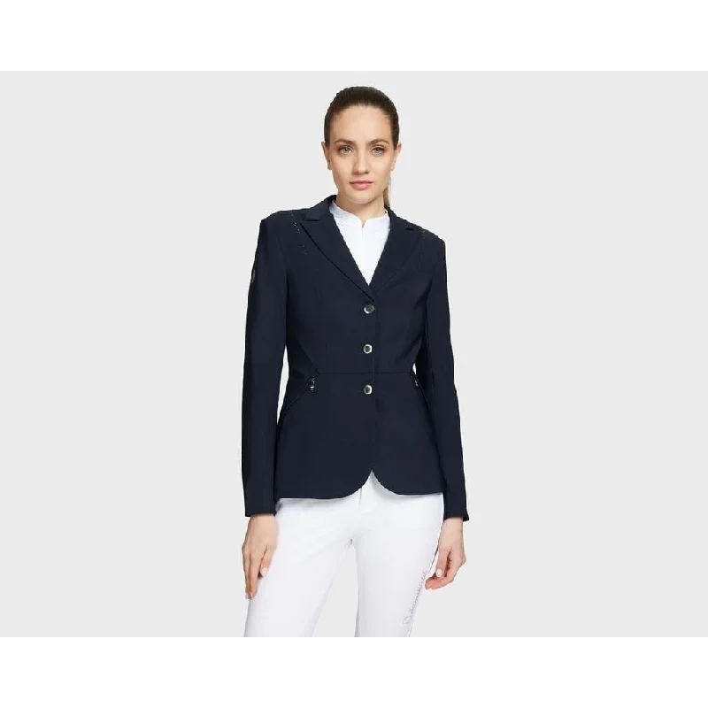 Samshield Ladies Competition Jacket Jackie Crystal Navy Fitted Jacket Loose Jacket Oversized Jacket