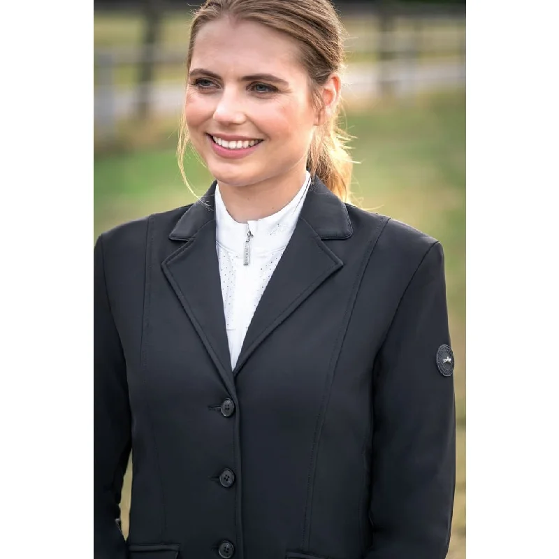 Schockemohle Ladies Competition Jacket Angelina Style Dark Blue Belted Jacket Elasticated Jacket Padded Jacket