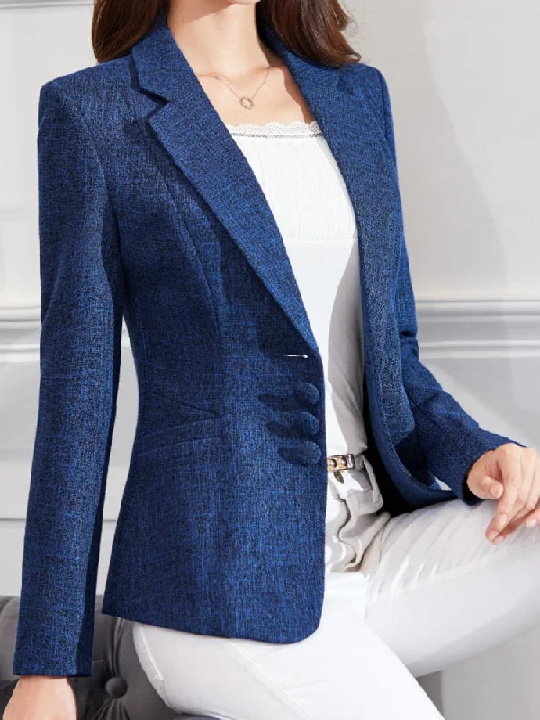 Elegant Women Autumn Blazer Casual Long Sleeve Professional Fashion Office Lady Business Slim Single Breasted Coats New Women's Luxurious Jacket Elegant Women Autumn Blazer Casual Long Sleeve Professional Fashion Office Lady Business Slim Single Breasted Coats New Women's Luxurious Jacket