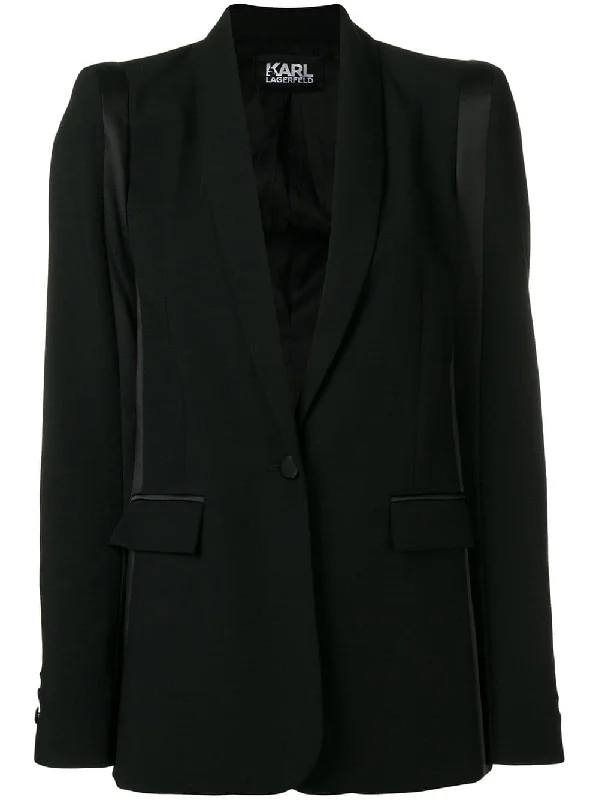 tuxedo evening blazer Women's Travel Jacket
