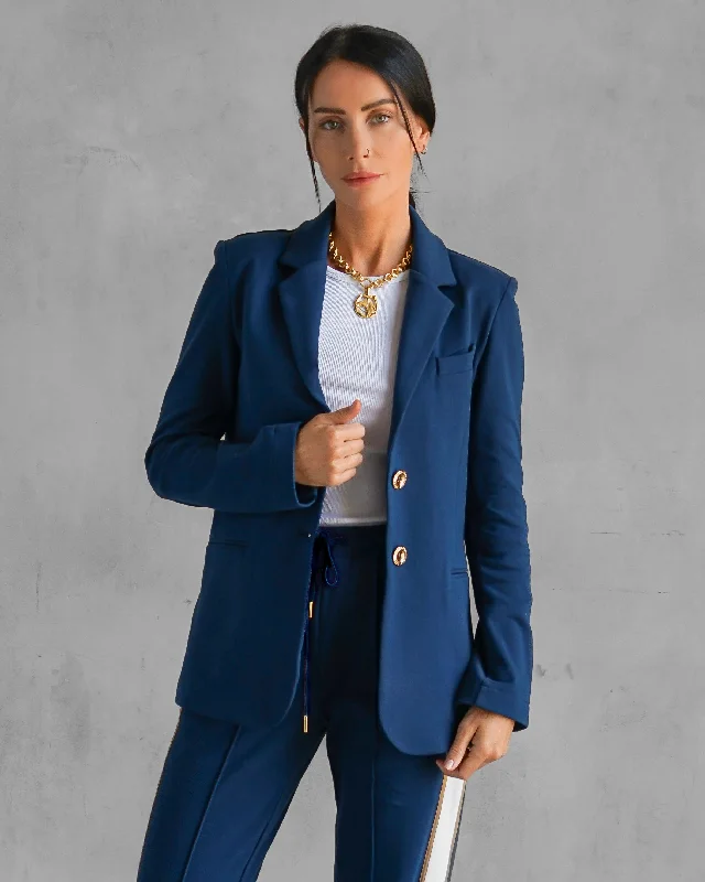 Morrison Interlock Blazer Sailor Women's Luxury Jacket