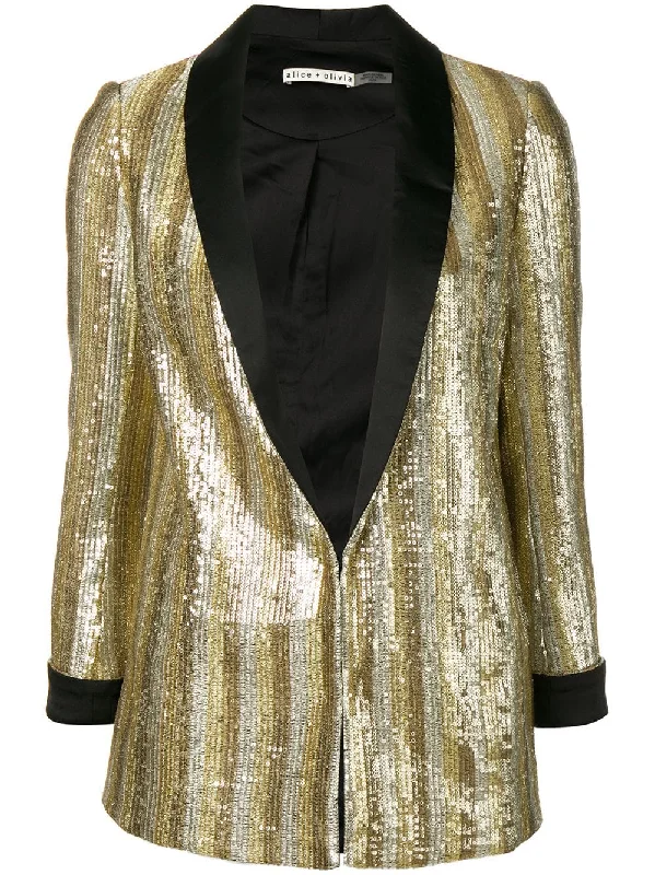 embellished fitted blazer Women's High-End Blazer