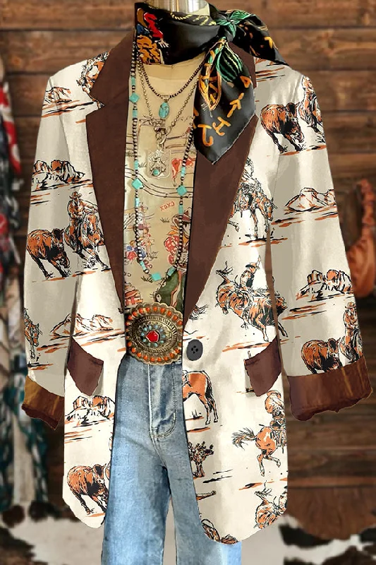 Western Ranch Cowgirl Blazer Women's Banquet Suit