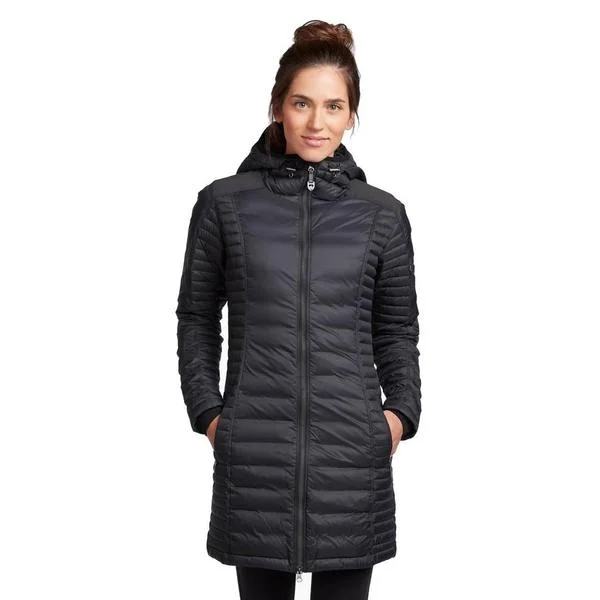 Women's KÜHL | Spyfire Tear Resistant Nylon Parka | Black High-Quality Waterproof Parka