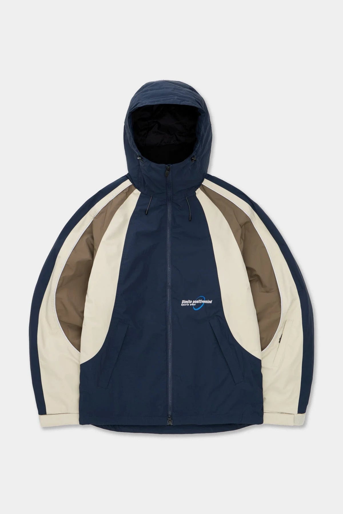 Wave Track Jacket Tiered Jacket Buttoned Jacket Zippered Jacket