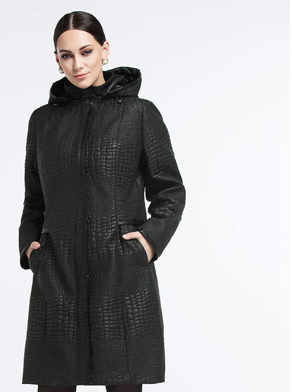 High Warm Women Jacket Solid Color Coat Fashion Long Slim Wadded Thick Parka Female AM-1500 Softshell Hooded Parka Coat