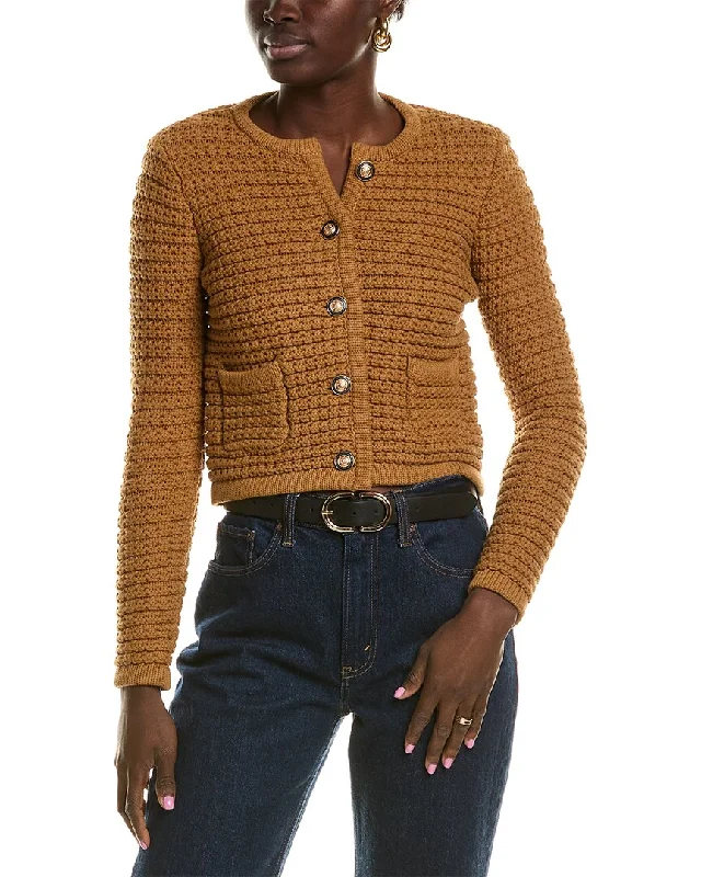 Walter Baker Janis Cardigan Hooded Cardigan Collared Cardigan Shawl Collar