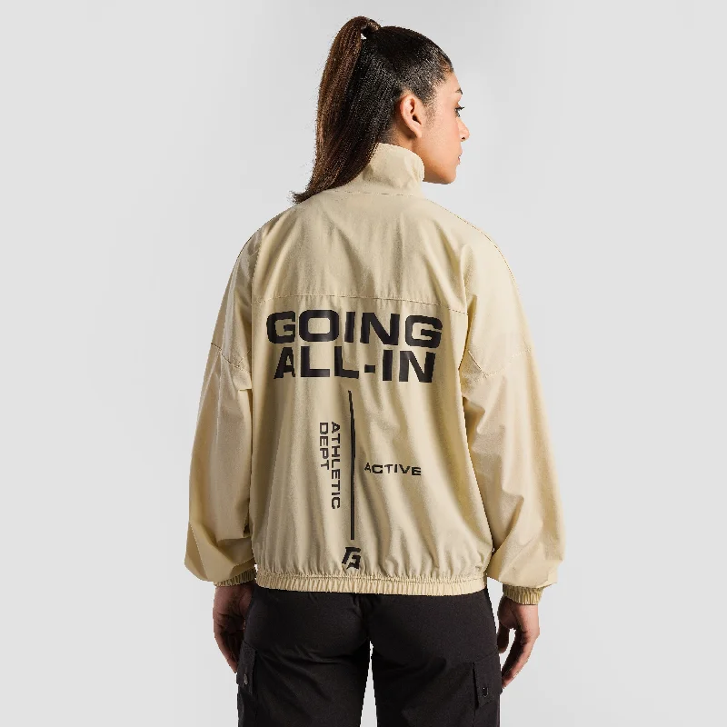 Arctic Flex Jacket (Off White) Front Pockets Side Pockets Patch Pockets