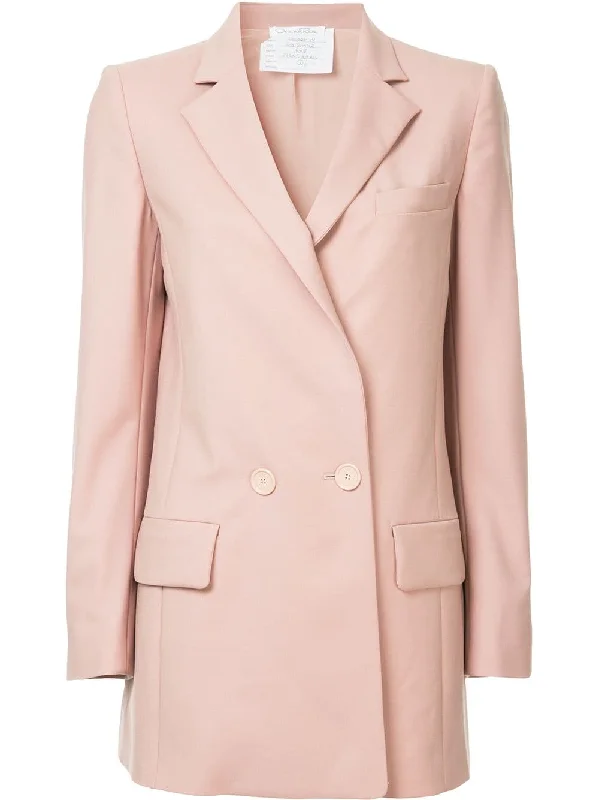 longline double breasted blazer Women's High-End Blazer