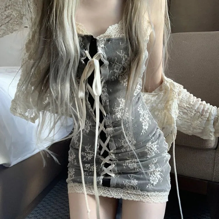Advbridge Summer Thin Long Sleeve Cardigan Tops Women+ Y2k Sexy Slim Fit Lace Up Bodycon Dress for Women 2024 New Two Piece Sets Velvet Chenille Corduroy Advbridge Summer Thin Long Sleeve Cardigan Tops Women+ Y2k Sexy Slim Fit Lace Up Bodycon Dress for Women 2024 New Two Piece Sets Velvet Chenille Corduroy