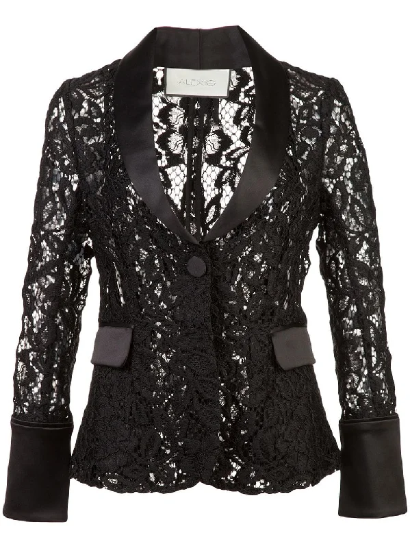 Bonis lace fitted blazer Women's Premium Blazer
