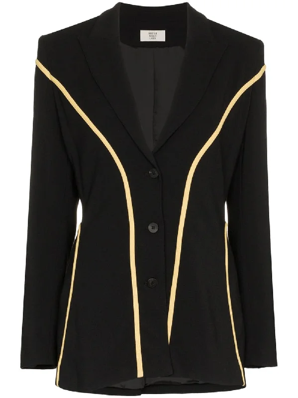 contrast fitted blazer Women's Patchwork Suit