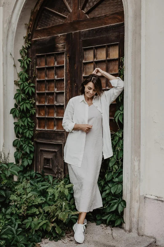 Marrakesh Linen Oversized Shirt Lace Blend Ribbed Blend Corduroy Blend