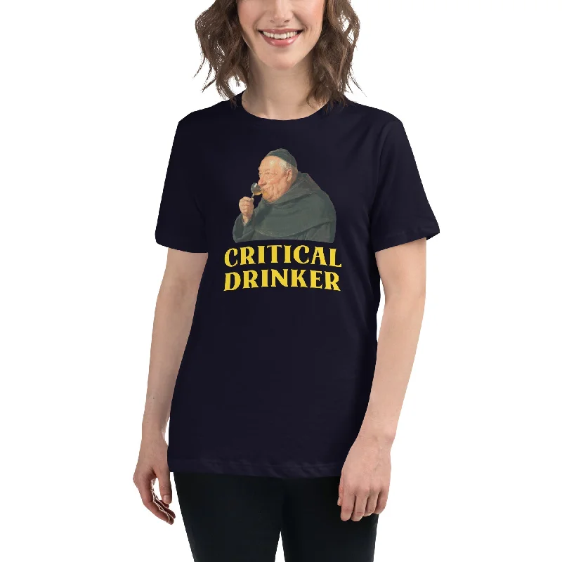 Critical Drinker - Women's T-Shirt Elegant Classic Vintage