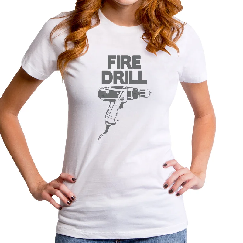 Fire Drill Women's T-Shirt Thin T-Shirt Open Front Quick Dry