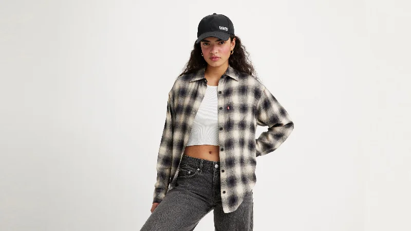 Levi's® Women's Nola Oversized Shirt Anti-Pilling Machine Wash Handmade