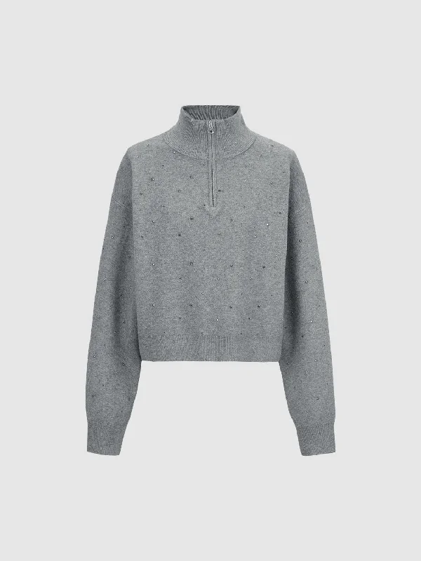 Long Sleeve Knitted T-Shirts V-Neck T-Shirt Long Sleeve Cotton