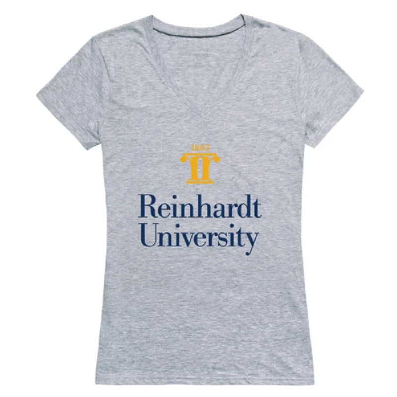 Reinhardt University Eagles Womens Seal T-Shirt Fitted T-Shirt Seamless Stretchy