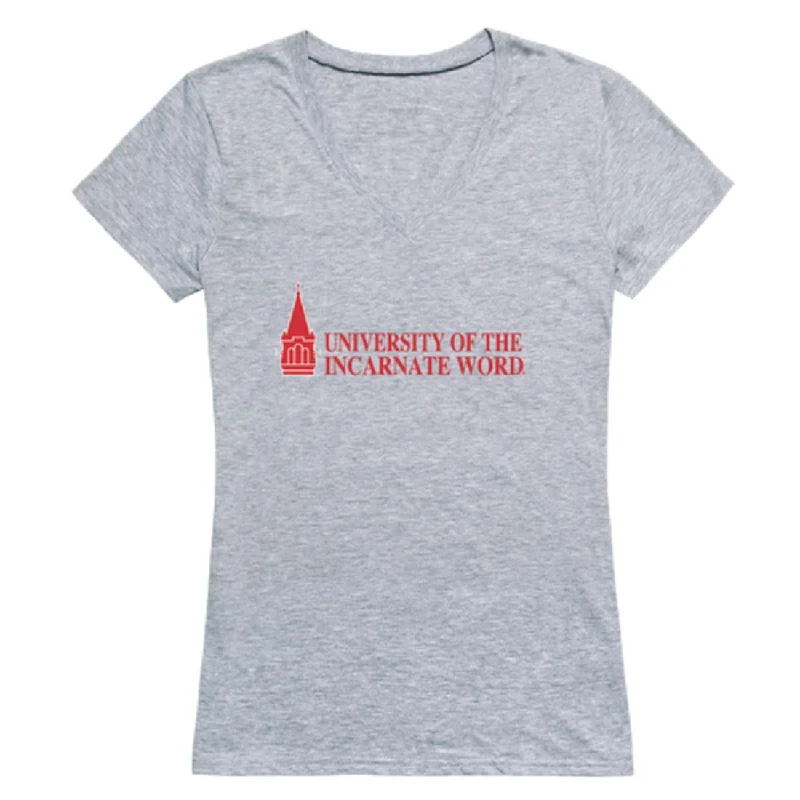University of the Incarnate Word Cardinals Womens Seal T-Shirt Collared Crew Neck Turtle Neck University of the Incarnate Word Cardinals Womens Seal T-Shirt Collared Crew Neck Turtle Neck