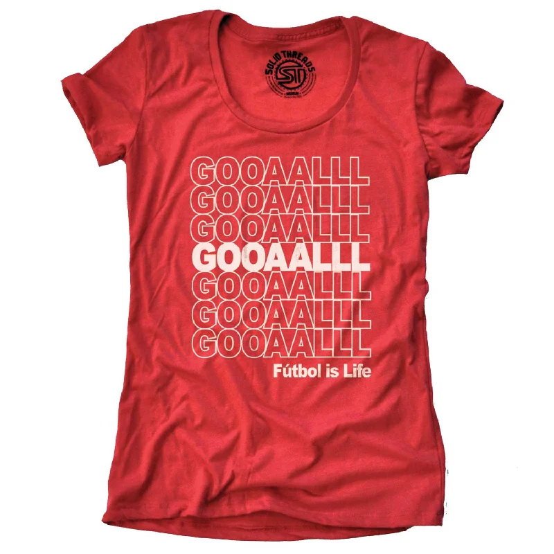 Women's Goaalll T-shirt Real Fur Shearling Chenille
