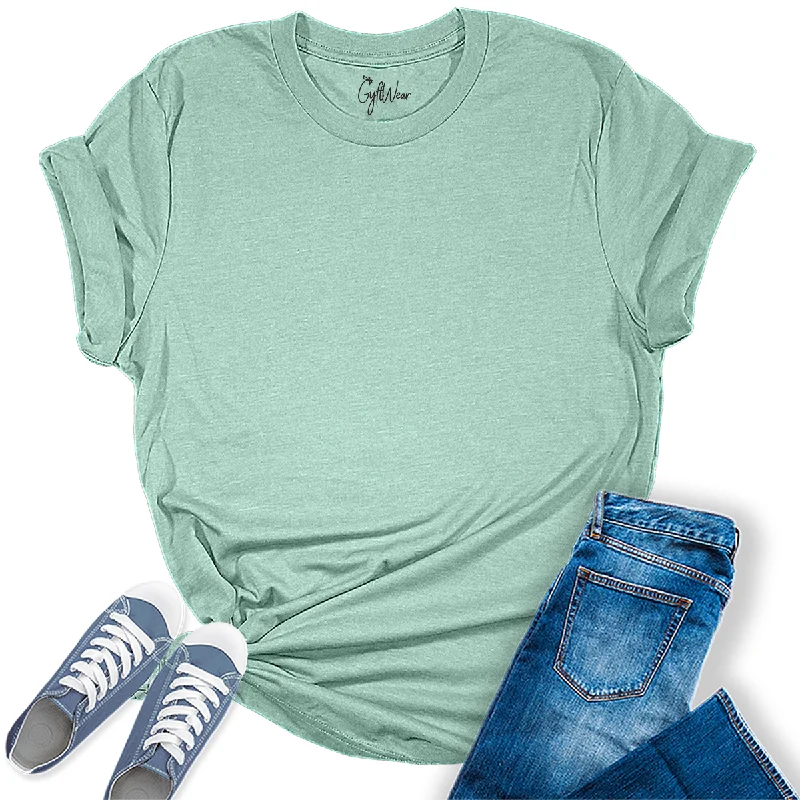 Womens Heather Prism Dusty Blue T Shirts Premium Casual Short Sleeve Shirts Oversized Tops Fashionable Trendy Casual Womens Heather Prism Dusty Blue T Shirts Premium Casual Short Sleeve Shirts Oversized Tops Fashionable Trendy Casual