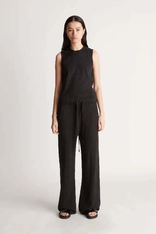 Cotton Cashmere Crew Neck Tank bronze tank top