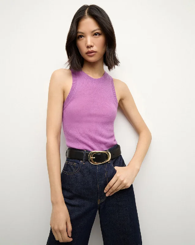 Jerrel Cashmere Tank high neck tank