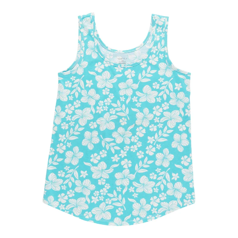 mySTYLE Women's Floral Tank Top yoga tank top