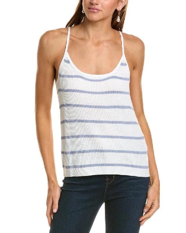 Splendid Cashmere-Blend Tank beige tank top