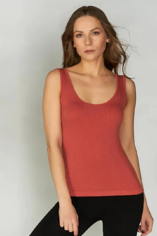C’est Moi Rib Tank basic tank top