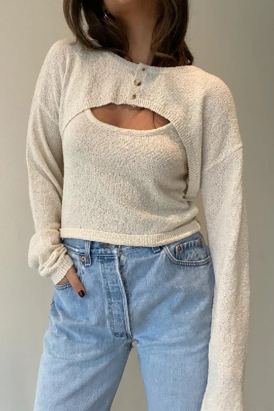 Comfy Bolero Tank Set relaxed fit tank