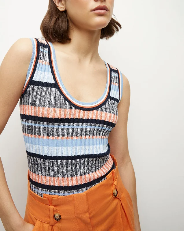 Sandra Ribbed Tank slim fit tank