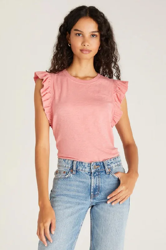 Z Supply Dakota Ruffled Tank open back tank
