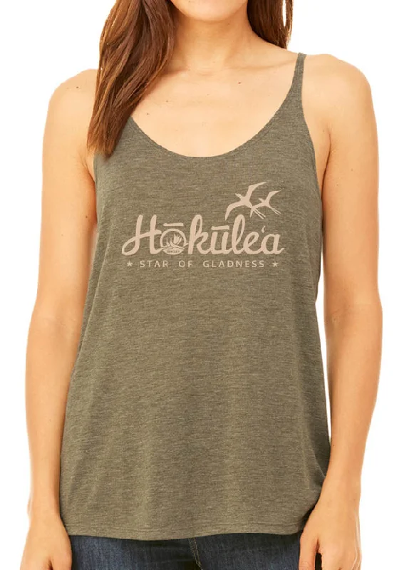 Star of Gladness - Women's Tank Top – Heather Olive bright tank top
