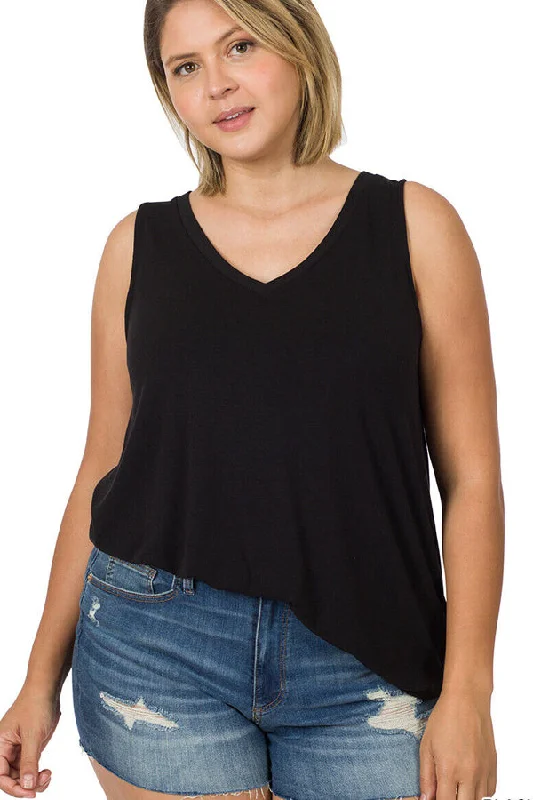 BK Basics PLUS V-neck Tank seamless tank top