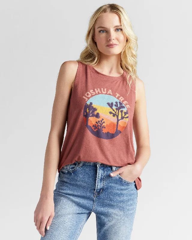 Joshua Tree Graphic Tank graphic tank top