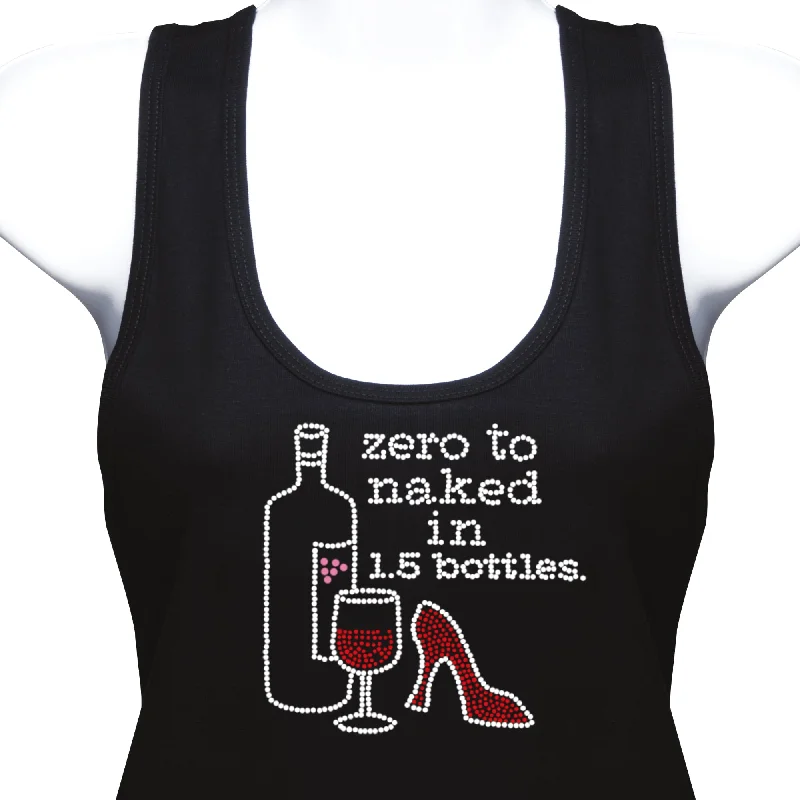 Zero To Naked Rhinestone Tank Top boho tank top